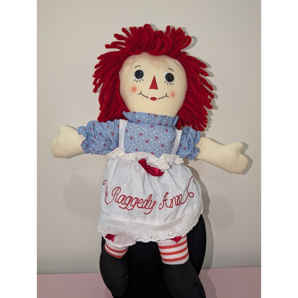 Raggedy Ann Classic Cloth Doll Aurora 17" Handmade‎ Raggedy Ann & Andy 2019